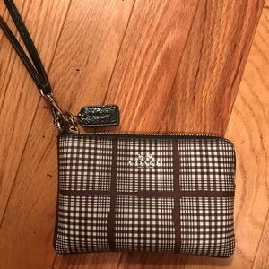 Coach Zip Around Wristlet
